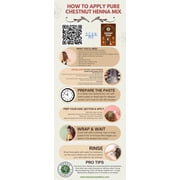 Chestnut | 100% Natural Hair Dye Kit | Vibrant Colors with Pure Henna & Herbal Mix | Ammonia-Free & Chemical-Free Hair Coloring