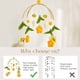 thumbnail image 3 of Campanas de viento de madera, campanas de cama, móviles para guardería, cunas colgantes, abeja de peluche, juguete giratorio de madera, decoraciones para camas de recién nacidos, 3 of 5