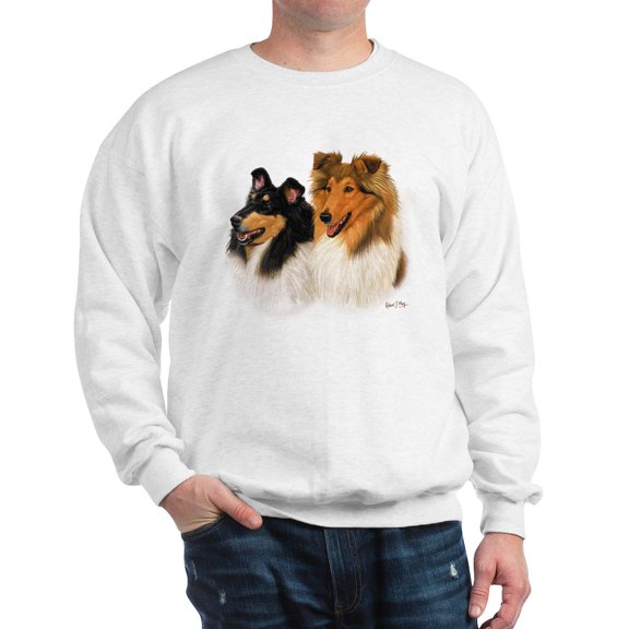 CafePress - Rough Collie Sweatshirt - Crew Neck Sweatshirt