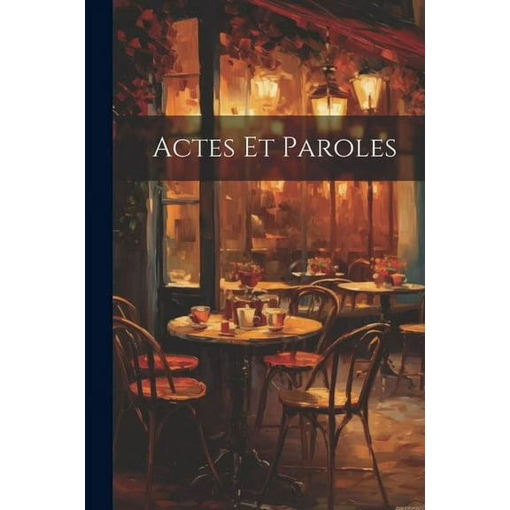 Actes et paroles, (Paperback)