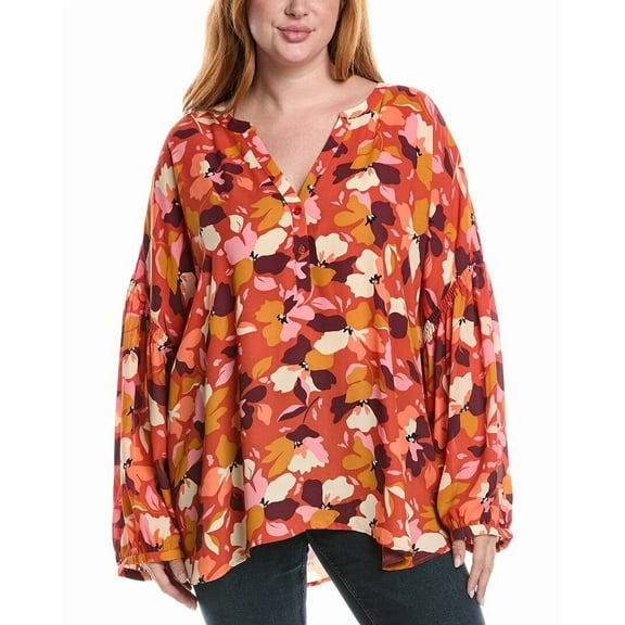 NYDJ womens  Plus Paulina Blouse, 2X