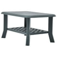 thumbnail image 3 of vidaXL Table Basse Verte 90x60x46 cm Plastique, 3 of 5