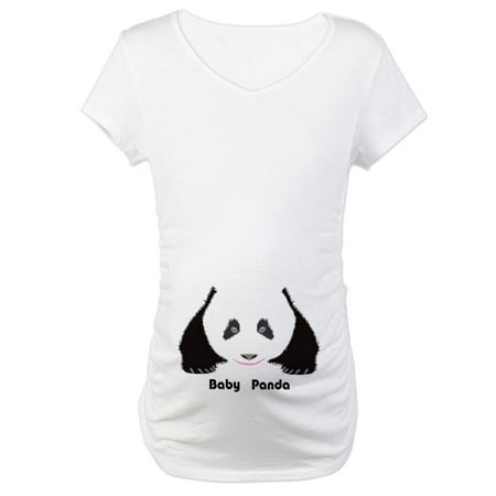 

CafePress - Baby Panda Cf Maternity T Shirt - Cotton Maternity T-shirt Cute & Funny Pregnancy Tee