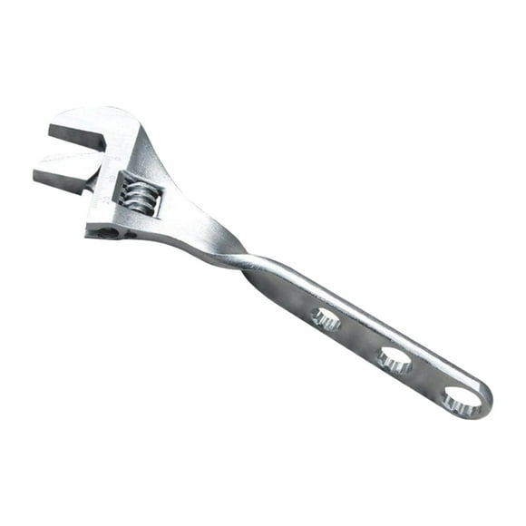 DYNWAVECA Adjustable Wrench Manual Tool Utility Multipurpose Steel Lightweight Monkey Wrench for DIY Projects Workshop Professional Use 8inchh