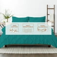 thumbnail image 5 of Kotton Culture 600 TC Pinch Pleated Duvet Cover 100% Egyptian Cotton with zipper (Twin, Teal) - 1 Piece, 5 of 7