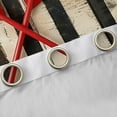thumbnail image 4 of Feelyou Vintage Red Paddle Black Out Curtains, Rustic Lodge Cabin Curtains Pack of 2 (42x63 Each), Teens Boys Girls Kids Bedroom Curtains, Blackout Curtains Room Decor, 4 of 6