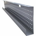 thumbnail image 2 of Lorell LLR60812 Metal Modesty Panel for 60 in. Tabletop, Metallic Silver, 2 of 7