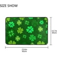 thumbnail image 7 of GZHJMY St. Patrick's Day Shamrocks Door mat Non Slip Floor Door Rug, Soft Floor Mat for Kitchen Garden Bedroom Indoor Outdoor Entrance Home Holiday Decoration 23.6" x15.7", 7 of 7