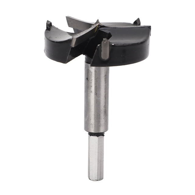 Abridor de barrena de sierra de corona de carburo de tungsteno de 3 ranuras para bisagras de madera, broca para perforar agujeros, herramienta para trabajar la madera, 60 mm