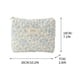 thumbnail image 4 of onlyliua Buscador de Regalos Juego de 3 Bolsas de Maquillaje de Algodón, Bolsa de Cosméticos de Algodón con Diseño Floral, Bolsa Organzadora de Viaje para Artículos de Tocador para Mujeres y Niñas., 4 of 7
