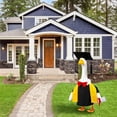 thumbnail image 5 of White Graduation Porch Goose Outfit with Pearl Tassel and Keepsake Urn, Black, 5 of 9