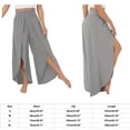 thumbnail image 2 of Pantalones Pantalones de playa para mujer Pantalones de verano de estilo casual Traje diario de ajuste holgado (Gris M) Kuymtek Gris T M para Mujer, 2 of 7