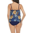 thumbnail image 5 of Inevnen Mother and Daughter Swimwear Family Matching Swimsuit Mommy and Me Bathing Suits Two-Pieces Falbala Bikini Set, 5 of 8