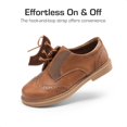 thumbnail image 2 of Zapatos Oxford para Niños Pequeños DREAM PAIRS Marrón Talla 1, 2 of 5
