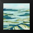 thumbnail image 2 of Vess, June Erica 20x20 Black Modern Framed Museum Art Print Titled - Blue Delta II, 2 of 5