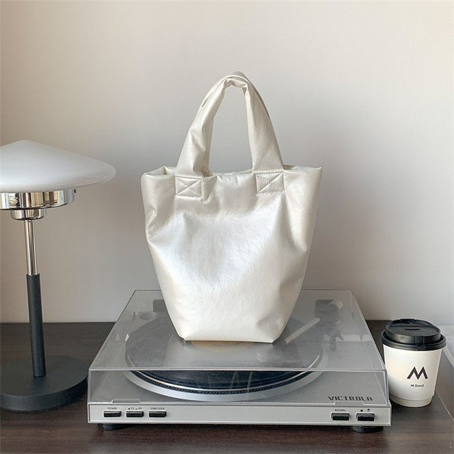 Bolso de mano de moda de alta gama Sense Bright, bolso de viaje de gran capacidad, bolso de cubo de PU suave