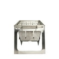 thumbnail image 6 of Fire Sense Stainless Steel Foldaway Charcoal Grill For Outdoor  Charcoal Grate & Carry Bag Included, 6 of 25