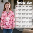 thumbnail image 7 of Uorisanigo Girls Half Zip Collar Sweatshirts Fall Fashion Long Sleeve Pullover Crop Tops Oversized Cute Axolotl Pink Athletic Sweaters Pullover Jackets for Vacation Shopping Exercise Wear, 7 of 7