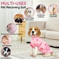 thumbnail image 4 of Recovery Suit for Dogs Cats After Surgery, Pet Recovery Gear after Spay，M, 4 of 9