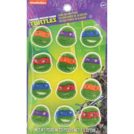 Ducky Icing Decorations - (3 Pack) Wilton Teenage Mutant Ninja Turtles Icing Decorations, 12 ct.