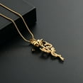 thumbnail image 6 of Rose Flower Urn Pendant Urn Necklace Cremation Jewelry for Ashes Snake Ashes Pendant Necklace with Rose Mini Keepsake Urn Necklace, 6 of 7