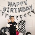 thumbnail image 4 of Decoraciones para fiesta Abxqa Banner de cumpleaños de autos de carrera 16", 4 of 7