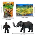 thumbnail image 7 of Jumbo Playset – Wild Safari Animals by Deluxebase | 10-Piece Safari Figurine Toy Set, 7 of 7