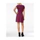 thumbnail image 2 of maison Jules Vestido acampanado con filigrana texturizada para mujer, Púrpura, XX-Large, 2 of 2