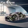 thumbnail image 4 of PloutoRich Wireless Mouse Cool Car Shape Mouse 2.4GHz Optical Portablle Travel Cordless Mice with USB Receiver for Laptop PC Computer, Colorful Green, 4 of 12