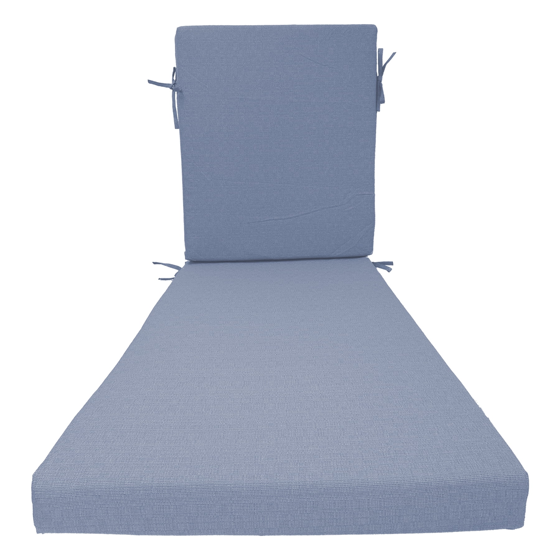 Better Homes & Gardens 72" x 23" Outdoor Chaise Lounge Cushion, 1-Piece, Light Blue