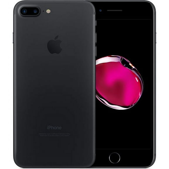 Restored Apple iPhone 7 Plus 32GB, Black - Locked Straight Talk/TracFone (Refurbished)