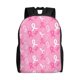 thumbnail image 1 of Disketp Breast Cancer Awareness (3) Mochila Unisex de Apertura Lateral Completa, Mochila para Laptop para Escuela, Trabajo y Viajes, 1 of 8