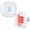 White, variant on Wireless PIR Motion Sensor Alarm Security Entry Alert Chime Black for Home Garage Store