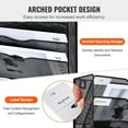 thumbnail image 3 of Vevor WJBGJHSWJSWS0OID1V0 10-Tier Vertical Wall Mounted Hanging Wall Files Organizer, Metal, 3 of 10
