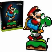 Super Mario World: Mario & Yoshi Building Set for Adults, Ages 18+ - Gift for Men & Women - Home Office or Room Decor for Fans - 71438