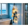 thumbnail image 5 of Lighted Wooden Fish & Starfish Wall Decor – Beachy Wall Decor with Warm LEDs, Coastal Nautical Hanging Decor for Bathroom, Porch & Beach House，With lights(Fish), 5 of 7
