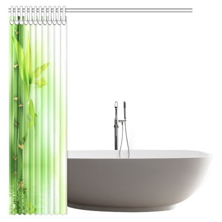 Gckg Bamboo House Decor Shower Curtain Mildew Resistant Bathroom Zen Garden Theme Decor View For Magical Fabric Bathroom Shower Curtain With Hooks 66x72 Inches Walmart Canada