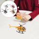 thumbnail image 2 of 4 piezas de helicóptero de metal para niños, decoración para niños, modelo de avión, modelo de avión de metal novedoso, adorno, 2 of 8