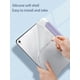 thumbnail image 3 of 1pc Pure White Silicone Painted Tablet Protective Case With Pen Slot, Shockproof, Sleep/wake Function, Compatible With Samsung Ipad, 3 of 4