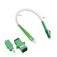 thumbnail image 4 of VGOL LC/APC-SC/APC Fiber Optic Patch Cable - Singlemode Simplex Jumper with Adapters and Couplers 20CM, 4 of 5
