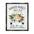 thumbnail image 2 of Stupell Industries Farmers Market Orange Blossom Truckload Rustic Sign Graphic Art Luster Gray Floating Framed Canvas Print Wall Art, Design by Lettered and Lined, 2 of 5