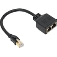 thumbnail image 4 of YISITIAN RJ45 Network 1 to 2 Port Ethernet Adapter Splitter, 1 Male to 2 Female LAN Ethernet Splitter Adapter Cable for All Networks, Homes and Offices, and All Broadband Connections CJ919-11947, 4 of 9