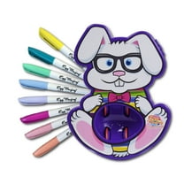 The Eggmazing Easter Egg Decorator - Bunny Easter Egg Decorator -  8 Colorful Quick Drying Markers