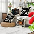 thumbnail image 2 of Vorkoi Halloween Pillow Covers 18x18inch, Halloween Decorations for Home Indoor Outdoor Decorative Pillow Cover for Couch Sofa Cushion, Ghost Halloween Decor, 2 of 4