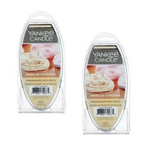 Yankee Candle Vanilla Cupcakes Fragranced Wax Melts, 2.6 oz Pack of 2