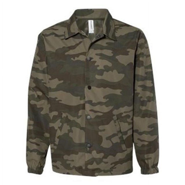Independent Trading B20876627 Coupe-Vent Imperméable Veste de Coach , Camouflage Forêt - 2TG