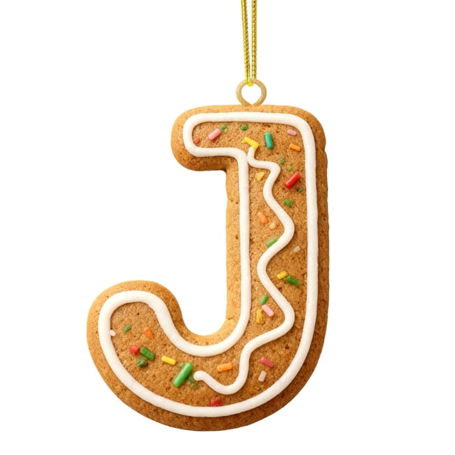 Adorno Navideño con 26 Letras, Colgante para Árbol de Navidad, Adornos Personalizados, Decoración Navideña, Decoración Colgante para Árbol de Navidad.