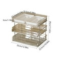 thumbnail image 2 of BKSTN 3 Tiers Paper Organizer for Desk Desktop White File Holder Office Desk Organizer Mail Letter Tray & Paper Sorter Document Notebooks Storage Rack for Home Office Classroom, 2 of 5