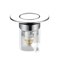 HIBIBUD Universal Bathroom Sink Stopper with Hair Catcher,for 1 1/4" ~1 1/2" inch Drain Hole,Spring Core Bathtub Drain Cover,Pop Up Sink Plug Basin Drain Strainer