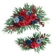 thumbnail image 4 of 2x Botín floral artificial Decoraciones florales Flores de boda Guirnaldas Carteles de bienvenida de boda Carteles de para arreglo de fondo, 4 of 9